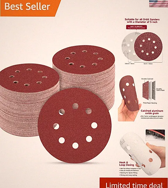 All-in-One 165 PCS Sanding Disc Kit for Random Orbital Sanders, 40-600 Grit