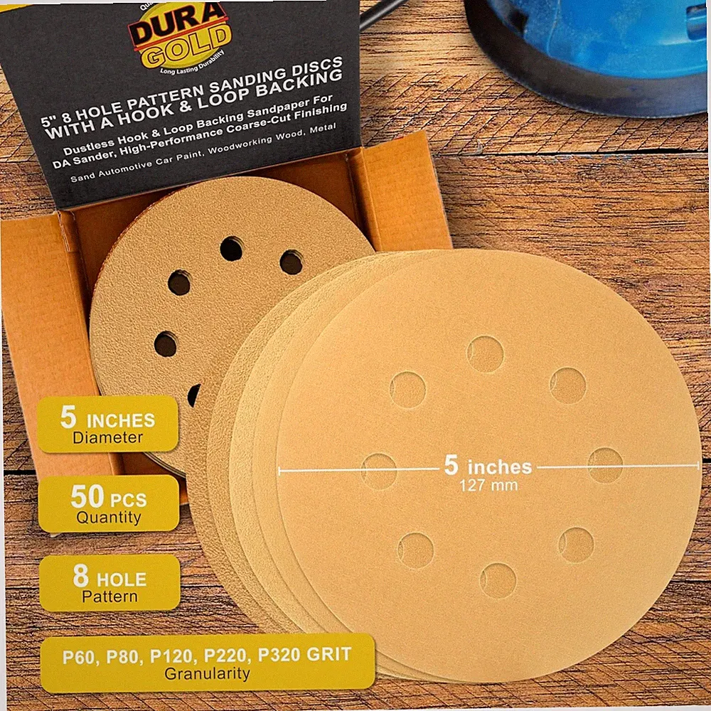 Woodworking & Automotive Sanding Discs - 50pc Variety Pack